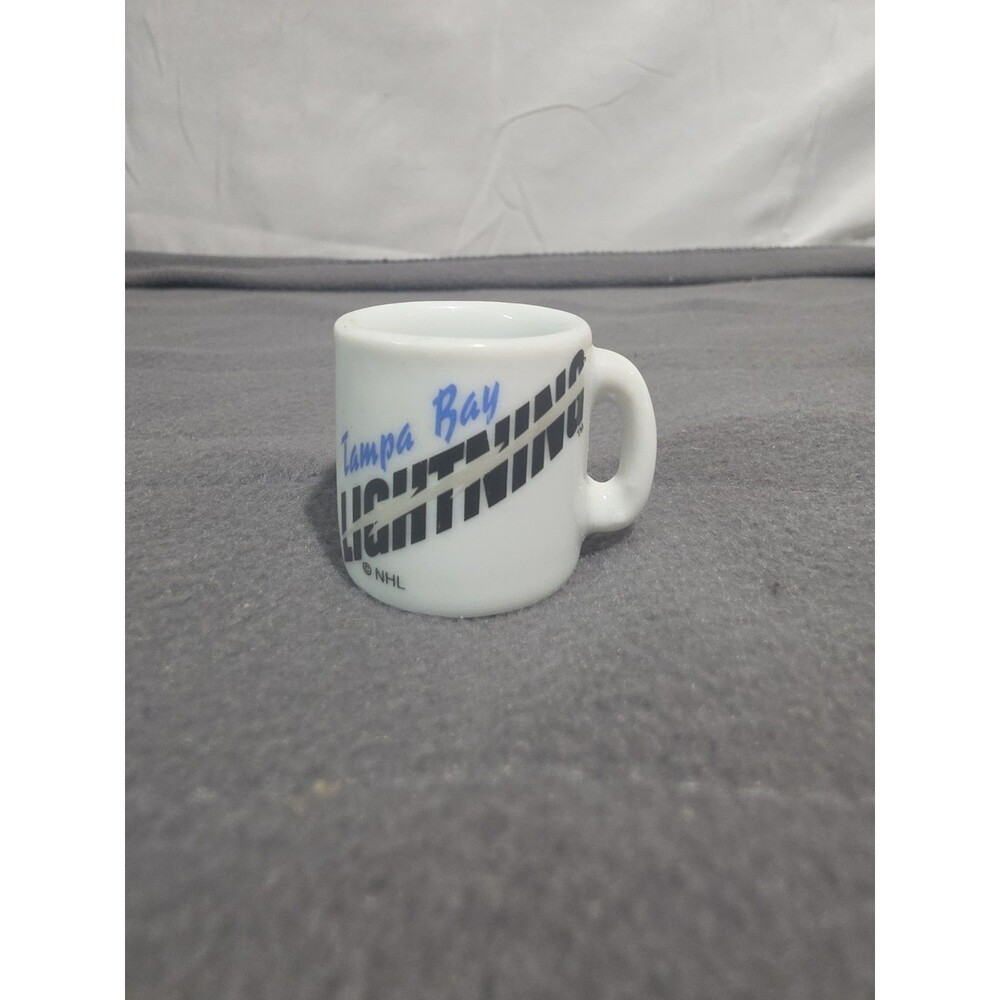 NHL Miniature Ceramic Coffee Mug Tampa Bay Lightning Team Logo -1.25"
